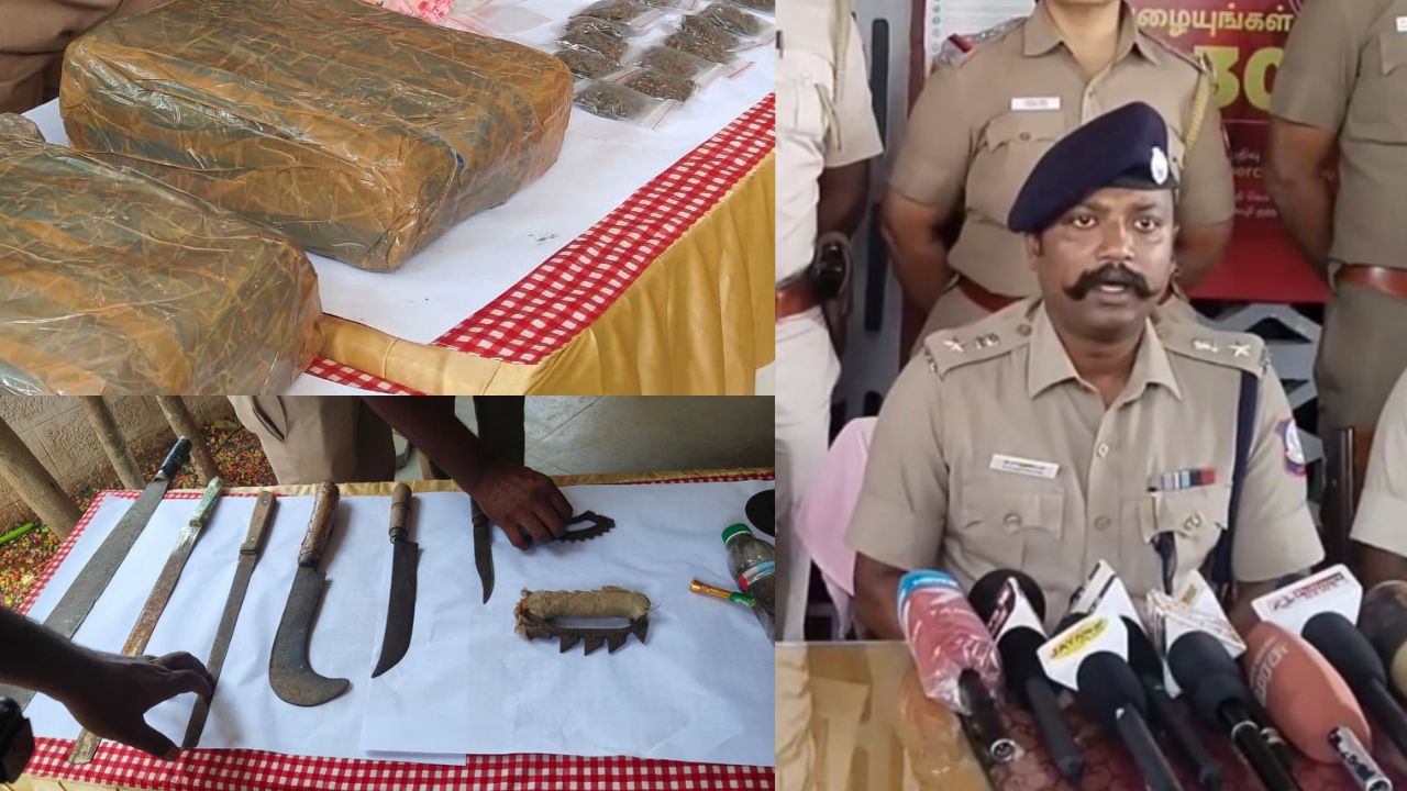  'ஆபரேஷன் க்ளீன் கோவை': 6.3 கிலோ கஞ்சா, 52 கிலோ குட்கா பறிமுதல்.. 13 பேர் கைது!
