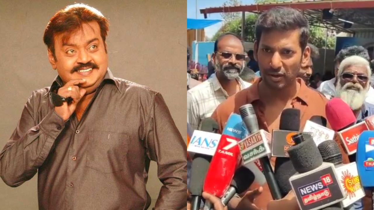 விஜயகாந்தின் கனவு விரைவில் நிறைவேறும்.. நடிகர் விஷால் பேட்டி!