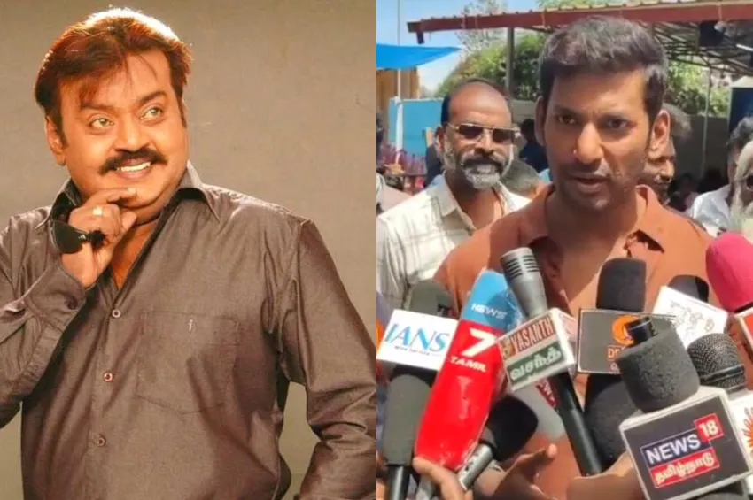 விஜயகாந்தின் கனவு விரைவில் நிறைவேறும்.. நடிகர் விஷால் பேட்டி!