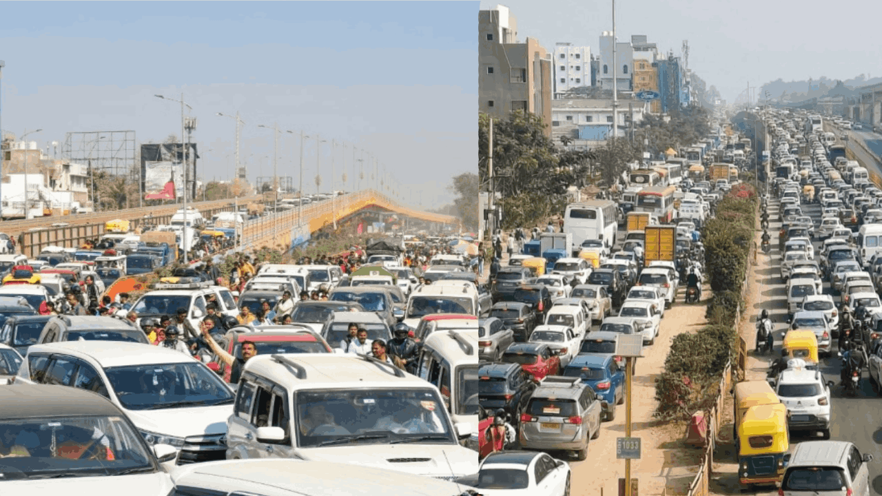 சண்டிகர்-மணாலி நெடுஞ்சாலையில் 50 கிமீ நீளத்திற்கு போக்குவரத்து நெரிசல்: ரூ. 50 கோடி மதிப்பிலான ஆப்பிள்கள் அழுகும் அபாயம்!