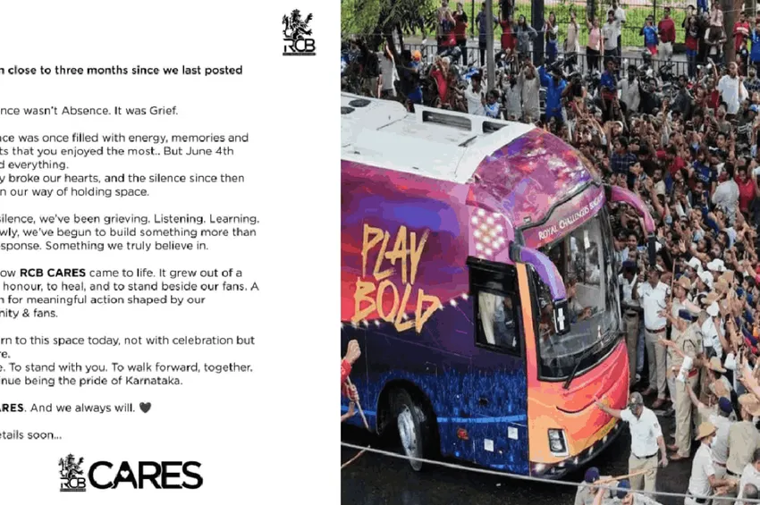 ‘RCB CARES’  - கூட்ட நெரிசல் சம்பவத்திற்குப் பிறகு ராயல் சேலஞ்சர்ஸ் பெங்களூருவின் புதிய நிவாரணத் திட்டம்!