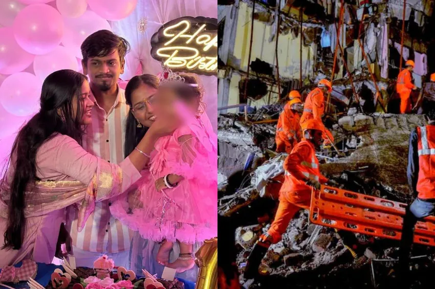 கேக் வெட்டிய 5 நிமிடத்தில் சோகம்.. கட்டடம் இடிந்து குழந்தை உயிரிழப்பு!