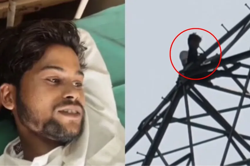 மனைவியின் தங்கை மீது காதல்.. திருமணம் செய்து வைக்க கோரி இளைஞர் நூதன போராட்டம்!