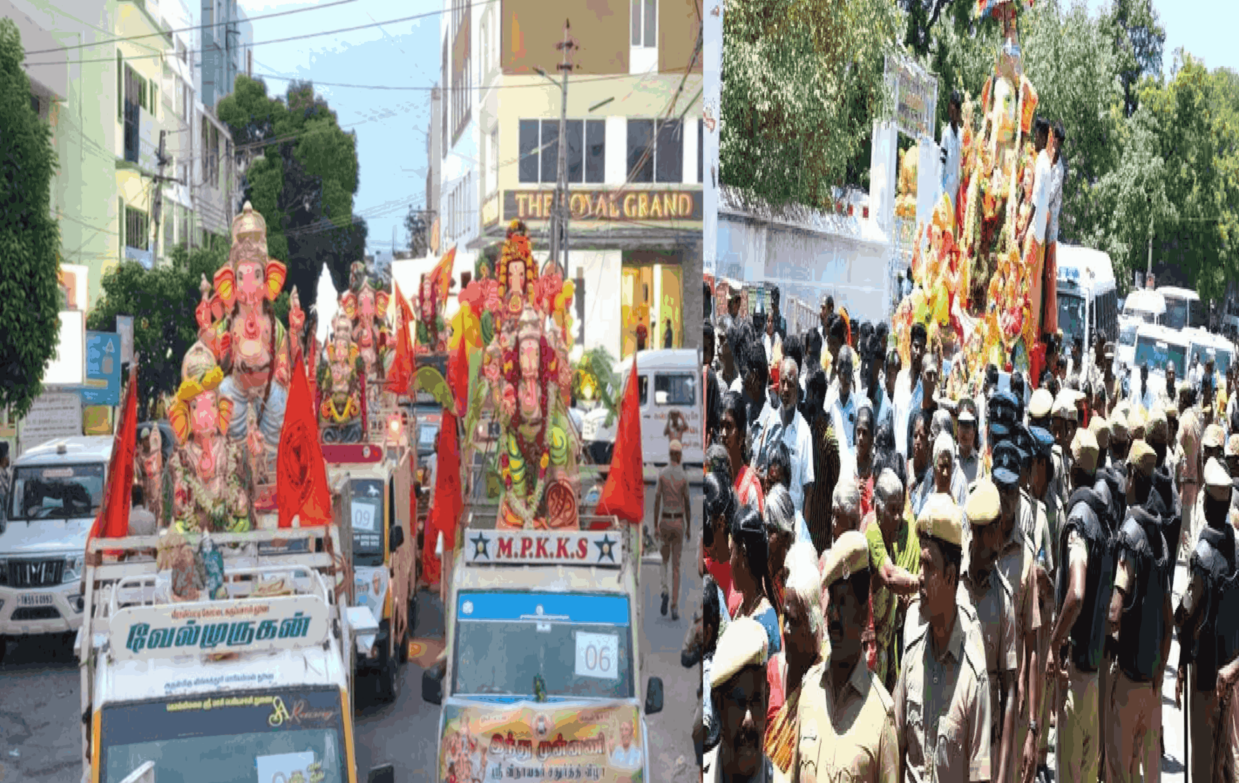 சென்னையில் விநாயகர் சிலை கரைப்பு: 16,500 போலீசார் பாதுகாப்பு!