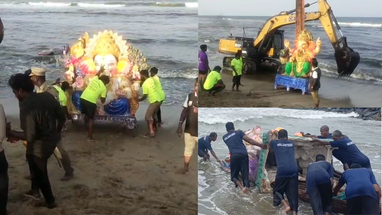 சென்னையில் 2,005 விநாயகர் சிலைகள் கரைப்பு.. காவல்துறை தகவல்!