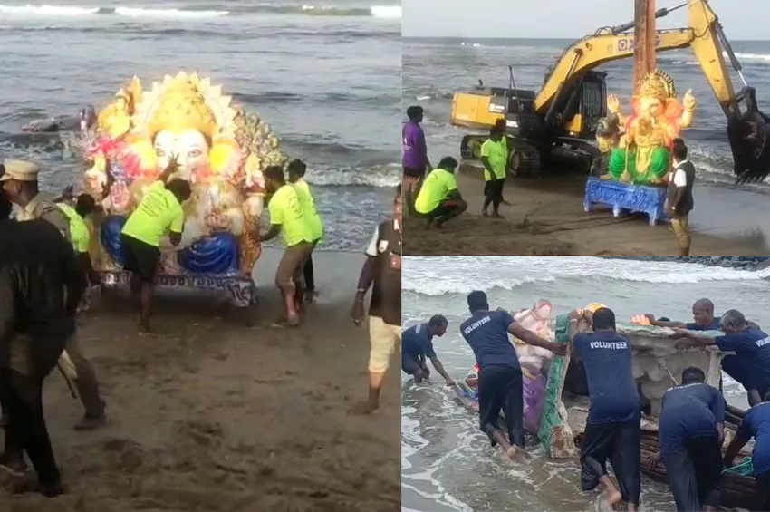 சென்னையில் 2,005 விநாயகர் சிலைகள் கரைப்பு.. காவல்துறை தகவல்!