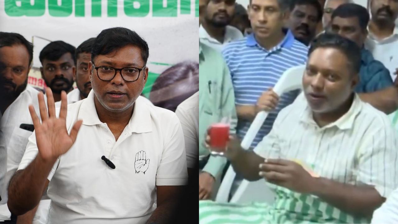 கல்வி நிதி மறுப்பு.. உண்ணாவிரதத்தை முடித்துக் கொண்டார் எம்பி சசிகாந்த் செந்தில்!