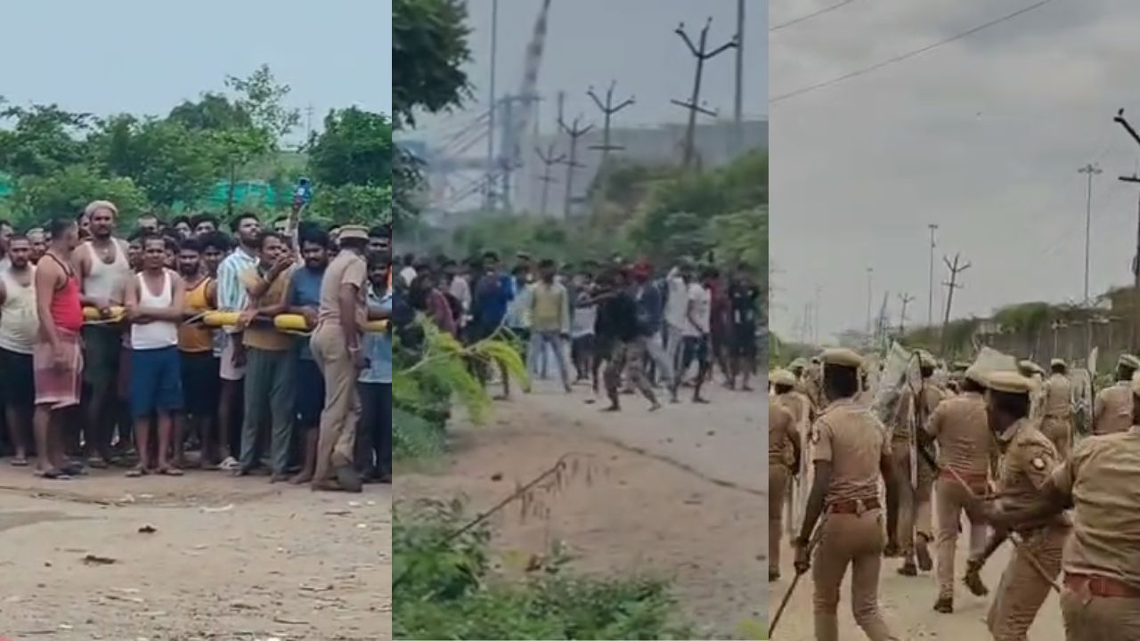 காவல்துறையினர் மீது தாக்குதல்: 29 வடமாநில தொழிலாளர்கள் சிறையில் அடைப்பு!