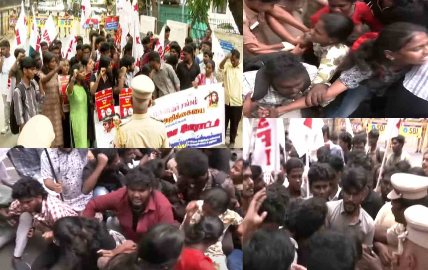 பல்கலைக்கழக பாடத்திட்டத்தில் ஜோதிடம்: எதிர்த்துப் போராடிய மாணவர்கள் கைது!