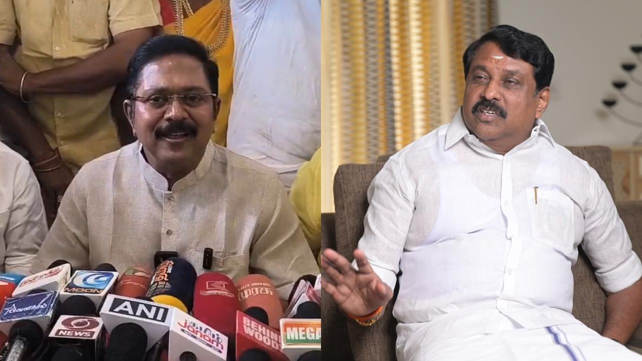 கூட்டணியிலிருந்து விலகியதற்குக் காரணம் நயினார் நாகேந்திரனே! டிடிவி தினகரன்