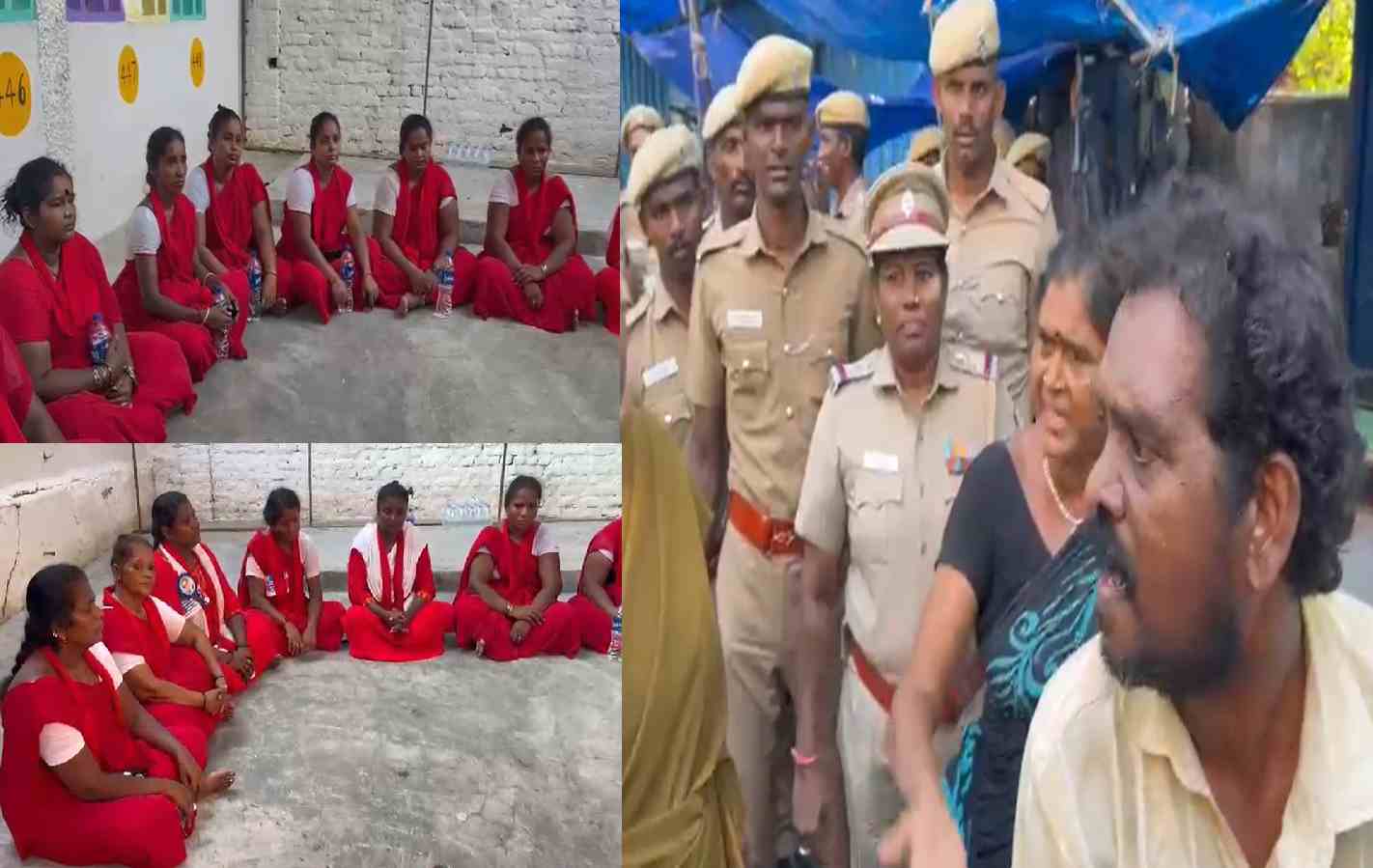 சென்னை மாநகராட்சி முன்பு தூய்மைப் பணியாளர்கள் முற்றுகை... போலீசார் அதிரடி கைது