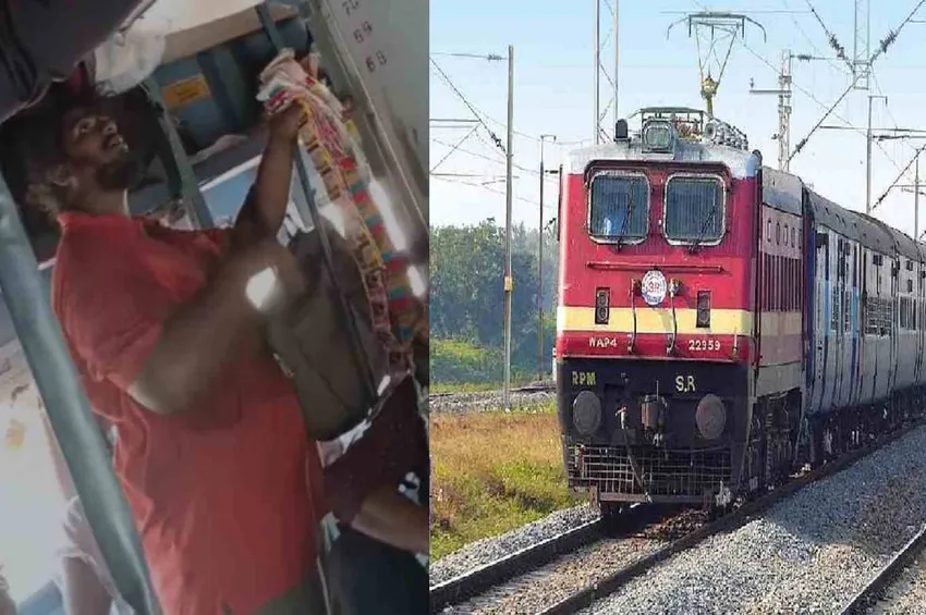 ரயிலில் பகிரங்கமாக விற்பனையாகும் குட்கா.. சமூக வலைதளங்களில் பரவி வரும் வீடியோ!