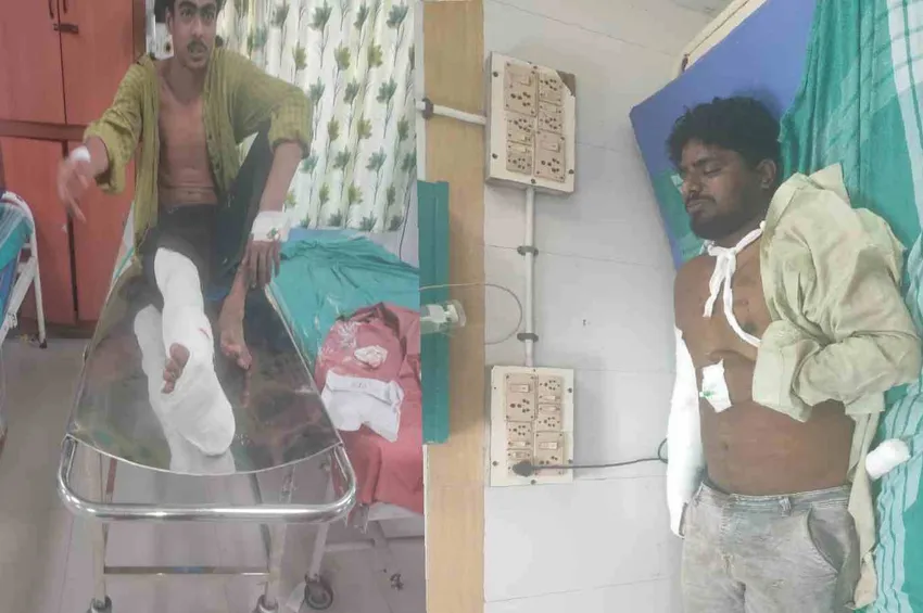 காவல் நிலையத்தில் ரகளையில் ஈடுபட்ட ரவுடிகள்: தப்பிச்செல்ல முயன்றபோது கை, காலில் எலும்பு முறிவு!   