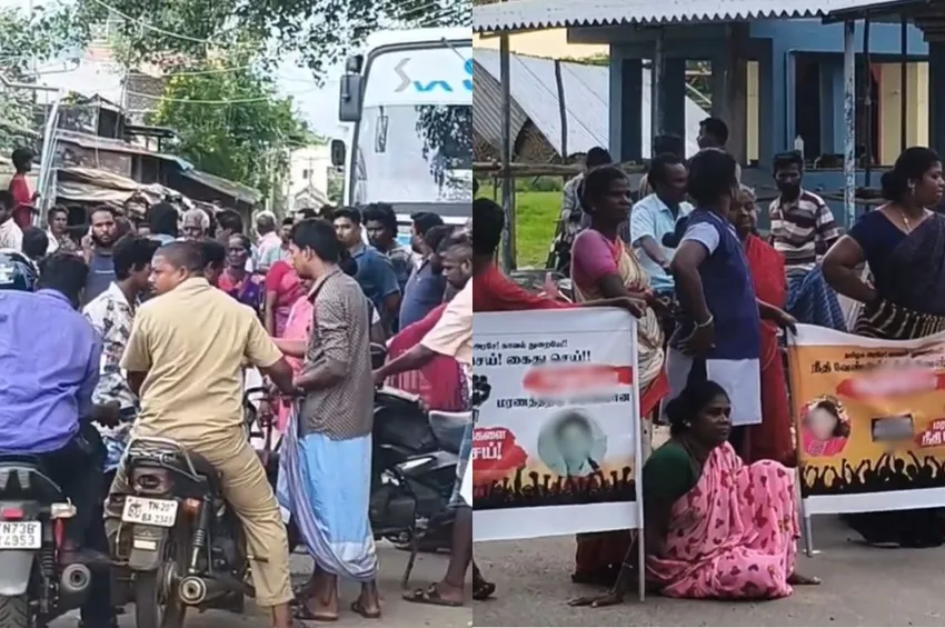 பட்டியலின பெண் தற்கொலை.. காதலனை கைது செய்ய வலியுறுத்தி குடும்பத்தினர் சாலை மறியல்!