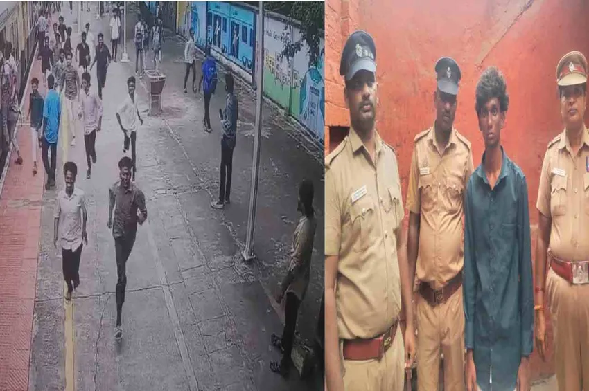 சென்னை புறநகர் ரயிலில் கல்லூரி மாணவர்கள் மோதல்: கற்களை எறிந்து தாக்குதல் நடத்திய விவகாரத்தில் ஒருவர் கைது!