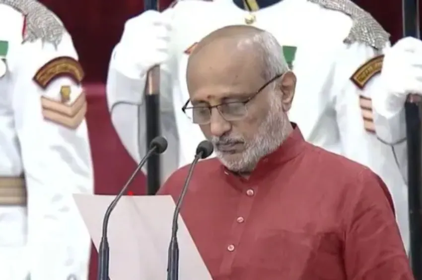 குடியரசு துணைத் தலைவராக பதவியேற்றார் சி.பி. ராதாகிருஷ்ணன்!