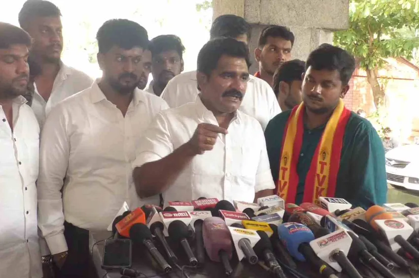 விஜய் பிரச்சாரத்திற்கு அரசு முட்டுக்கட்டை போடுகிறது - நிர்மல்குமார் பரபரப்புப் பேட்டி!