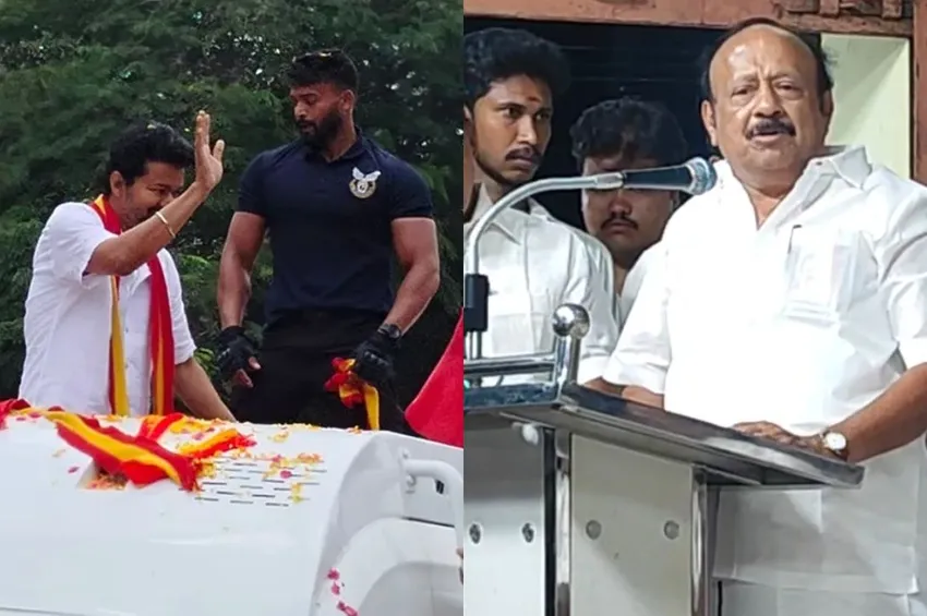 'சினிமாவில் பியூஸ் போன பிறகு..': விஜய்யை மறைமுகமாக விமர்சித்த அமைச்சர்!
