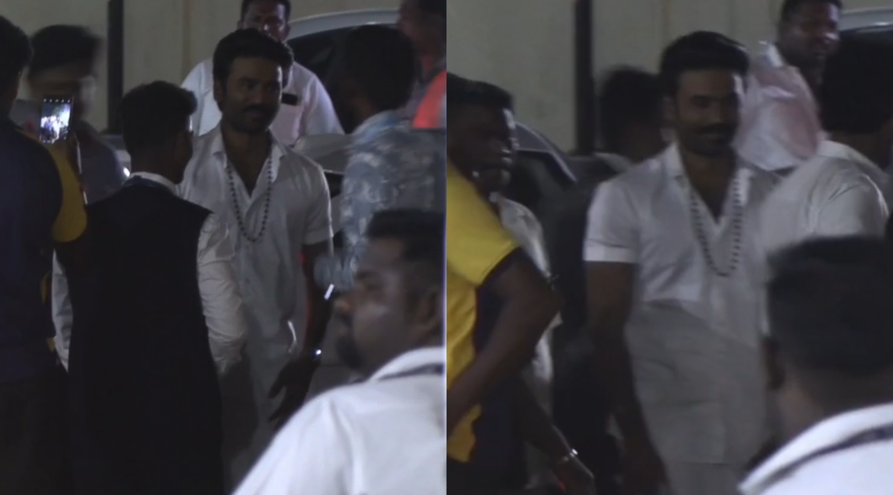   சென்னை திரும்பிய தனுஷை சூழ்ந்துக்கொண்ட ரசிகர்களால் பரபரப்பு