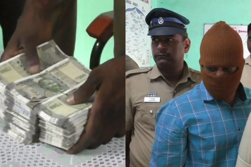 கரூரில் கள்ள நோட்டு தயாரித்த கும்பல் கைது.. ரூ.6 லட்சம் பறிமுதல்!
