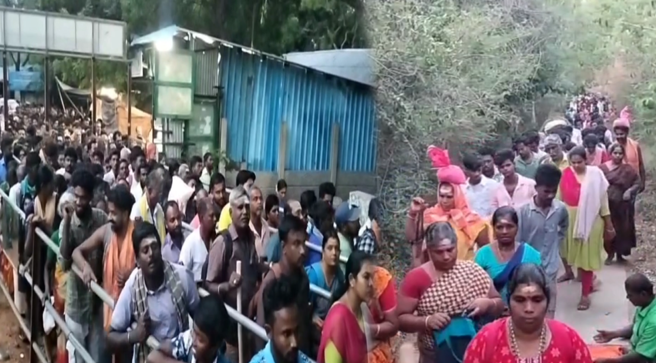 மகாளய அமாவாசை: சதுரகிரியில் குவிந்த பக்தர்கள் கூட்டம் 
