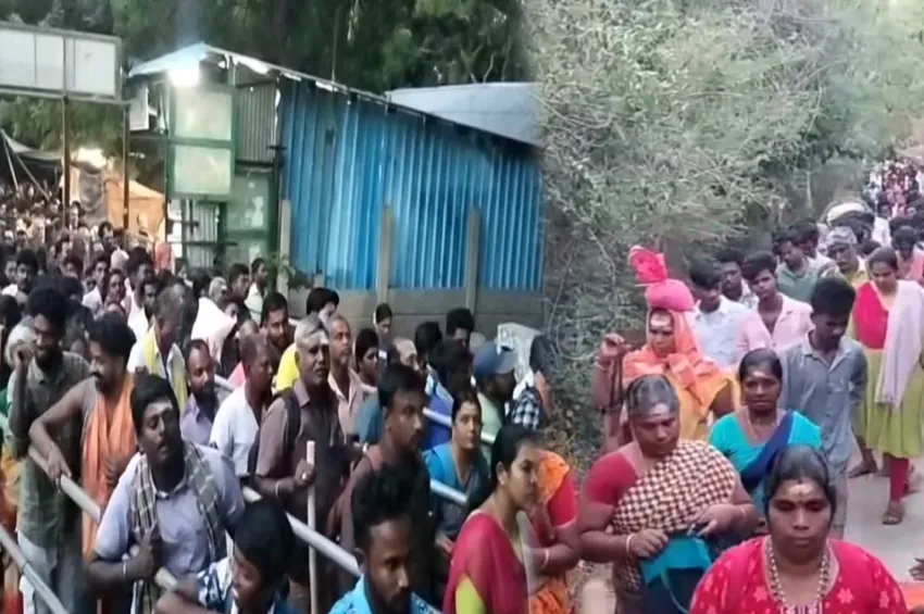 மகாளய அமாவாசை: சதுரகிரியில் குவிந்த பக்தர்கள் கூட்டம் 