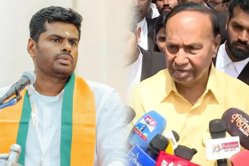 அண்ணாமலைக்கு எதிராக வழக்கு – டி.ஆர்.பாலு நீதிமன்றத்தில் ஆஜர்