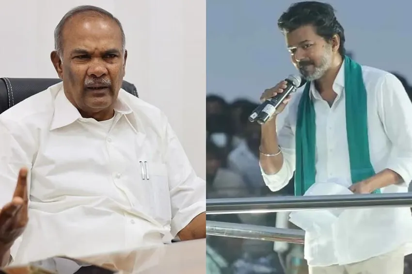 விஜய் அகந்தையுடன் பேசுகிறார்.. பின்னணியில் பாஜக உள்ளது: சட்டப்பேரவை தலைவர் அப்பாவு