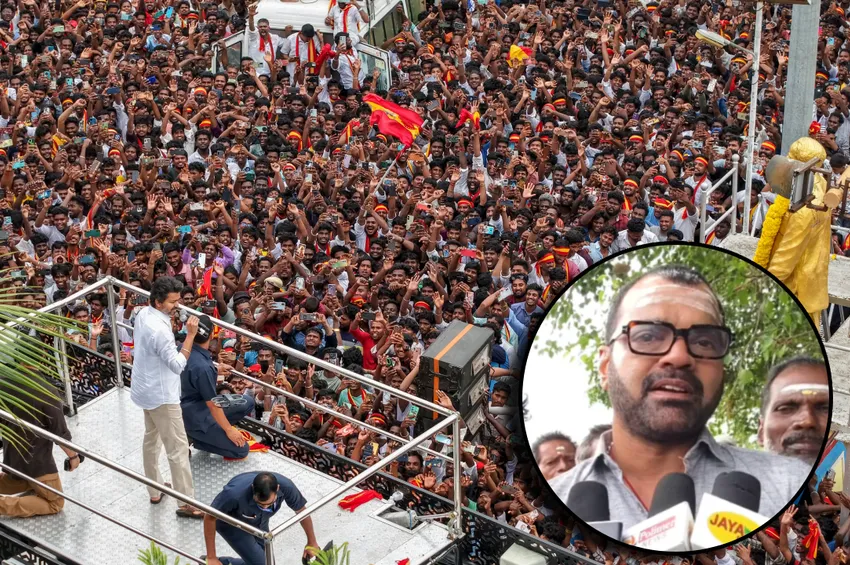  விஜய்க்கு கூடும் கூட்டம் வாக்குகளாக மாறும் – நடிகர் தாடி பாலாஜி நம்பிக்கை