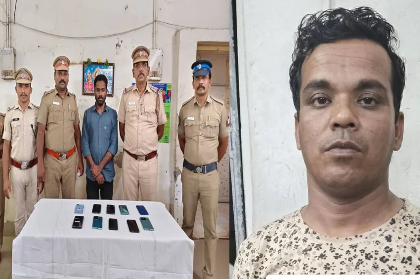 சென்ட்ரல் ரயில் நிலையம்: உறங்கும் பயணிகளிடம் செல்போன் திருட்டு வழக்கில் இருவர் கைது!