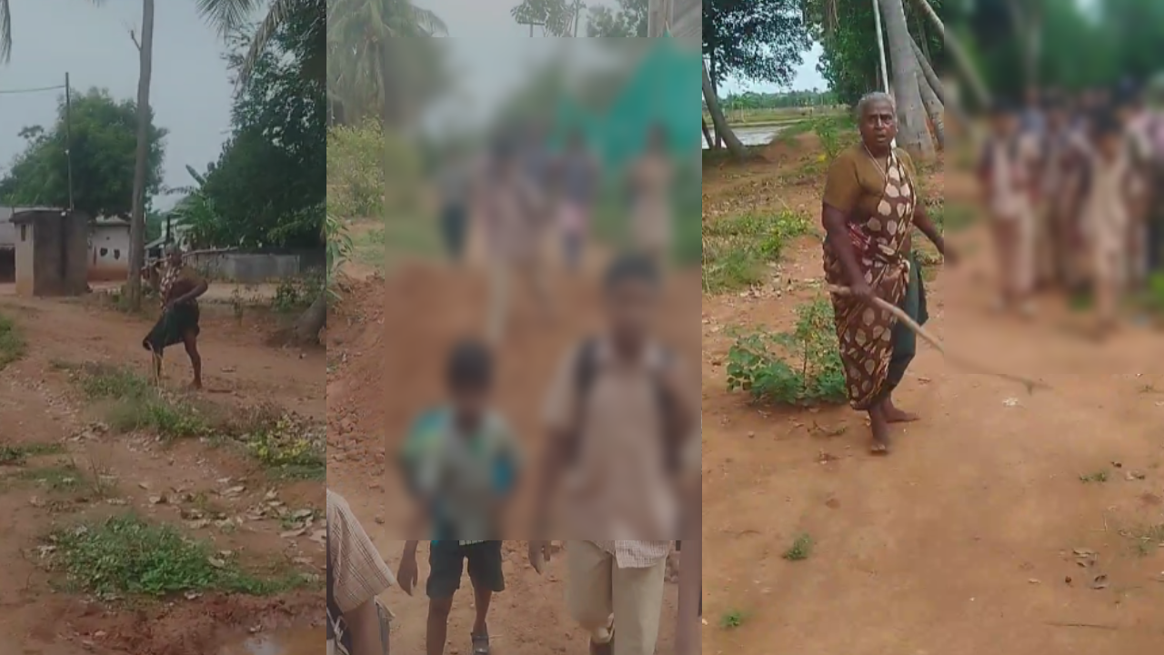  தஞ்சாவூர் அருகே பாதை பிரச்சனை: மாணவர்களுக்கு வழிவிடாமல் அராஜகம்