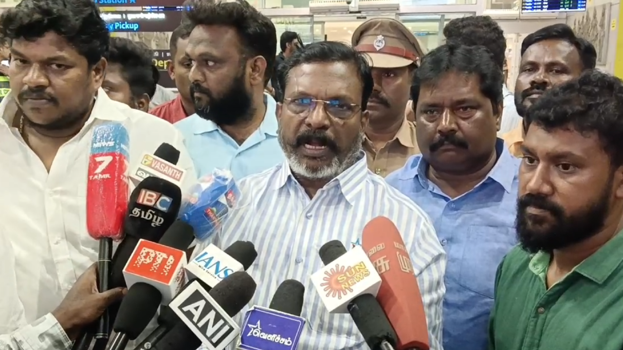 திமுக கூட்டணி அரசு  பல மாநிலங்களுக்கு முன் மாதிரி அரசாக இருக்கிறது- திருமாவளவன்
