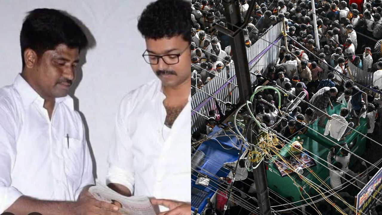 கரூர் பெருந்துயரம்: தவெக கரூர் மா.செ. கைது.. 