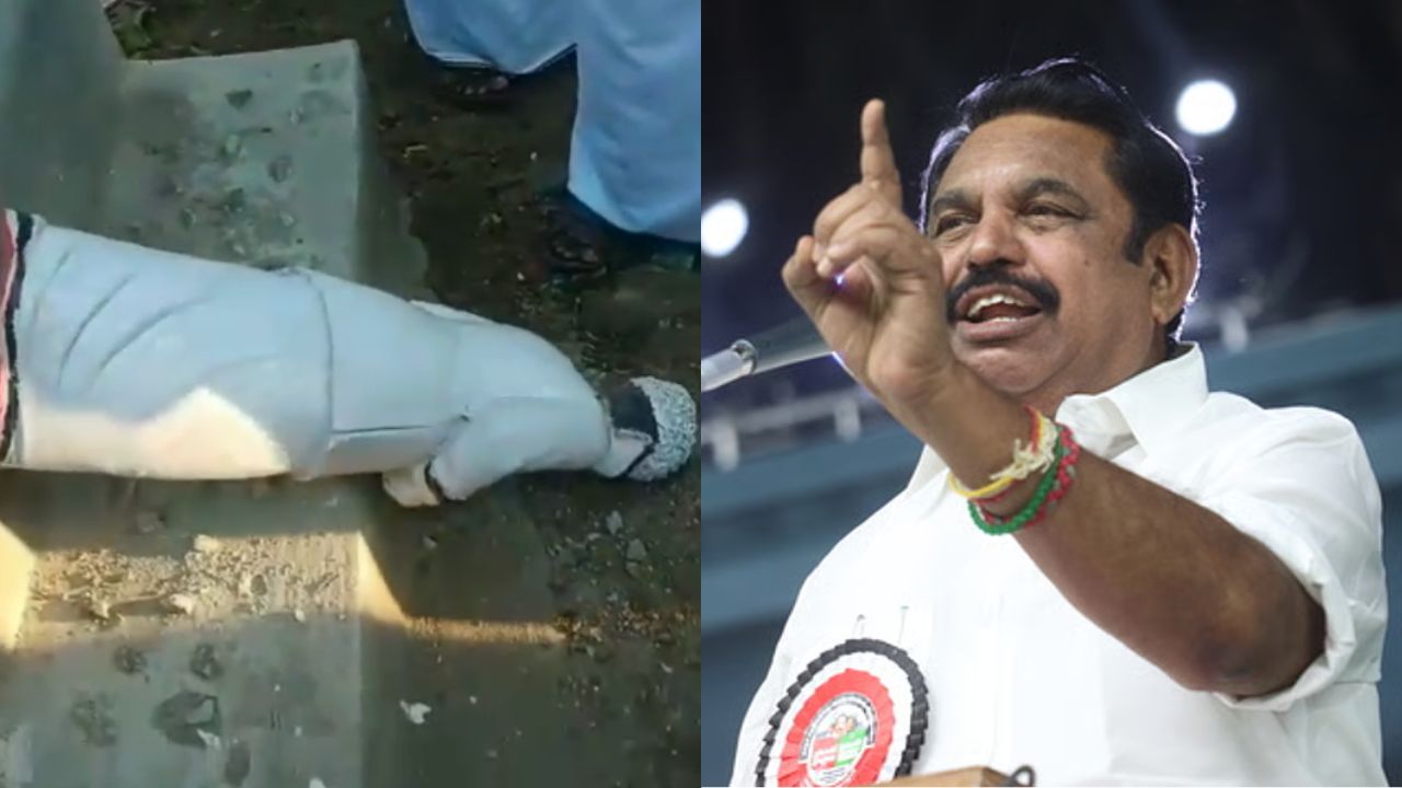 எம்.ஜி.ஆர். சிலை சேதம்: நேருக்கு நேர் எதிர்கொள்ள முடியாத கோழைகள்.. இபிஎஸ் கண்டனம்!