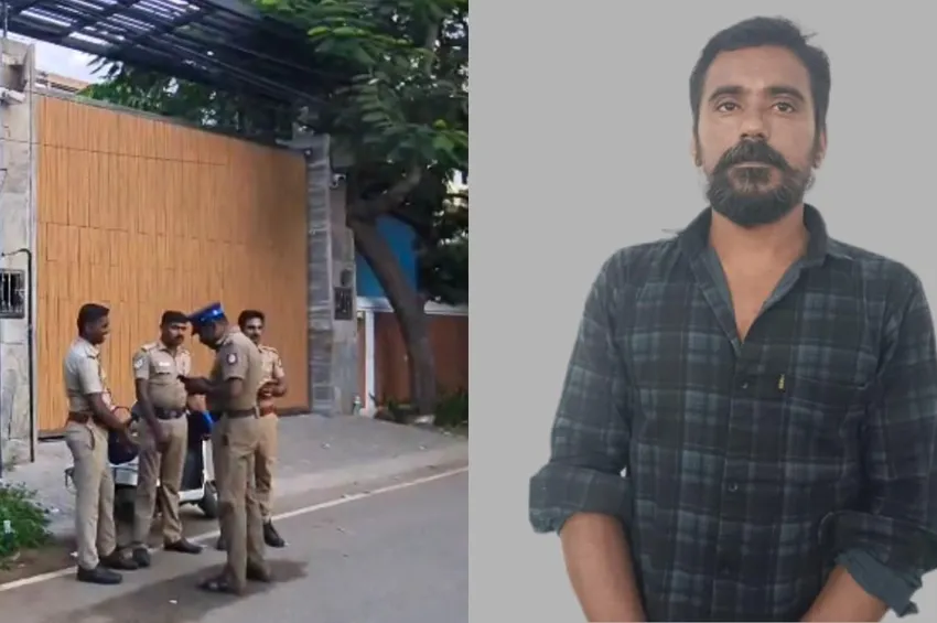 கரூர் சம்பவத்தால் ஆத்திரம்: விஜய் வீட்டிற்கு வெடிகுண்டு மிரட்டல் விடுத்த நபர் கைது!