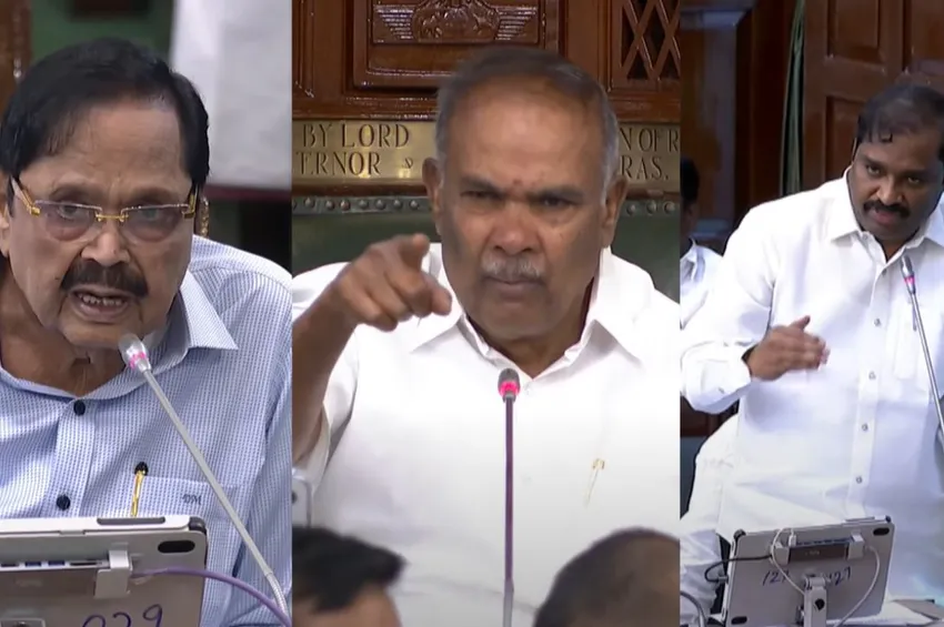 சட்டப்பேரவையில் சலசலப்பு: அமைச்சர் துரை முருகனுடன் எம்எல்ஏ வேல்முருகன் வாக்குவாதம்!