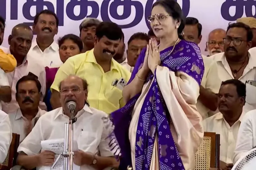 பாமக செயல் தலைவராக காந்திமதி நியமனம்.. ராமதாஸ் அதிரடி அறிவிப்பு!