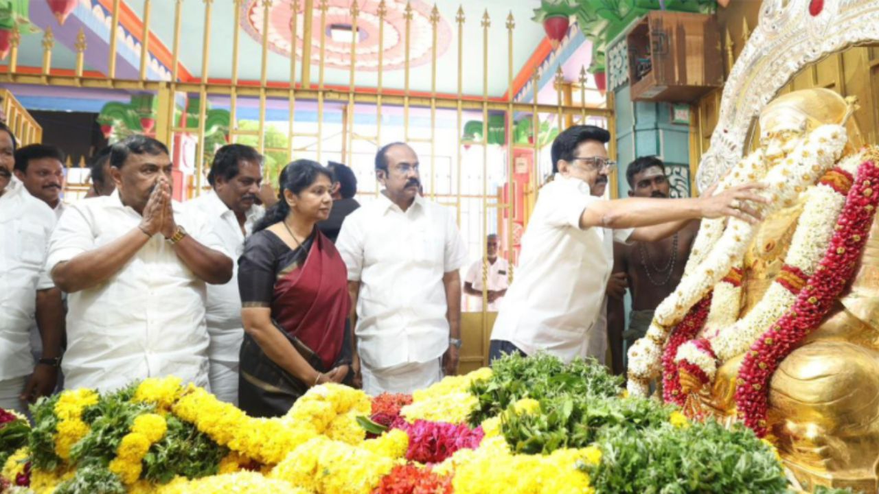 பசும்பொன்னில் தேவர் பெயரில் திருமண மண்டபம்- முதல்வர் ஸ்டாலின் அறிவிப்பு!