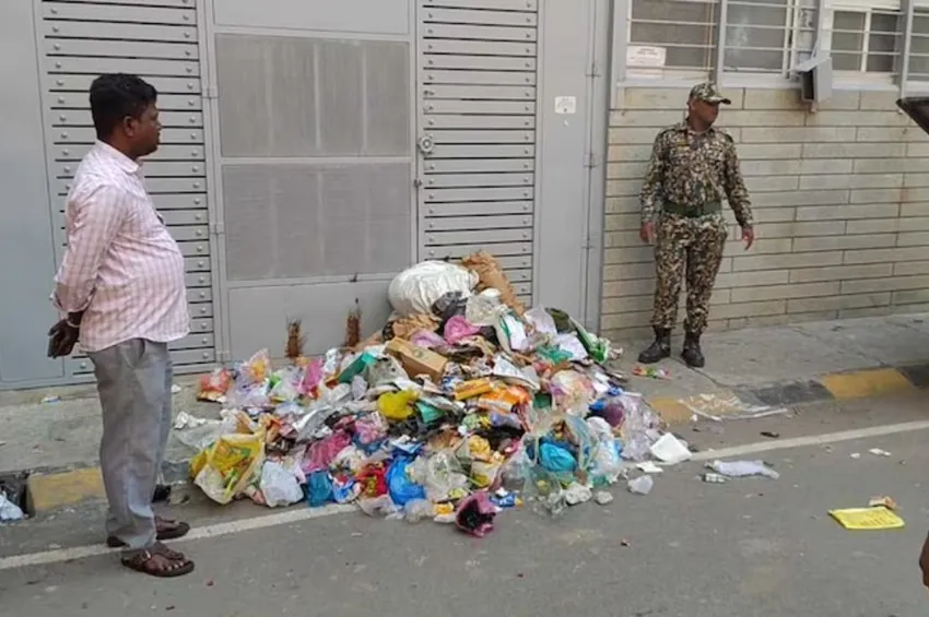 பொது இடத்தில் குப்பை கொட்டினால் வீட்டு வாசலில் கொட்டுவோம்: பெங்களூரில் புதிய நடவடிக்கை!