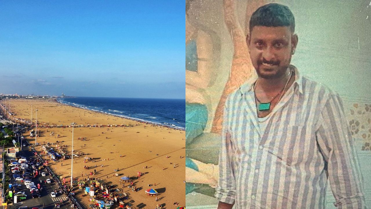 மெரீனா கடற்கரையில் இளைஞர் வெட்டிக் கொலை.. திருமணத்தை மீறிய உறவு காரணமா?