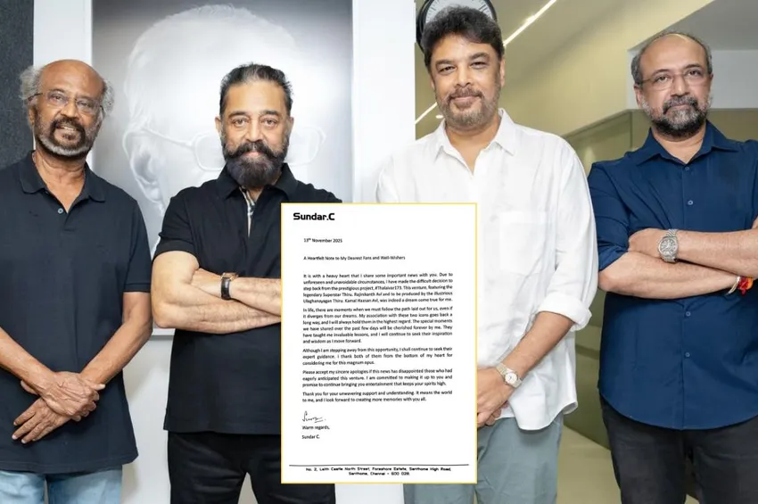 தலைவர் - 173: 'கனத்த இதயத்துடன் விலகுகிறேன்'- இயக்குநர் சுந்தர்.சி அறிவிப்பு!