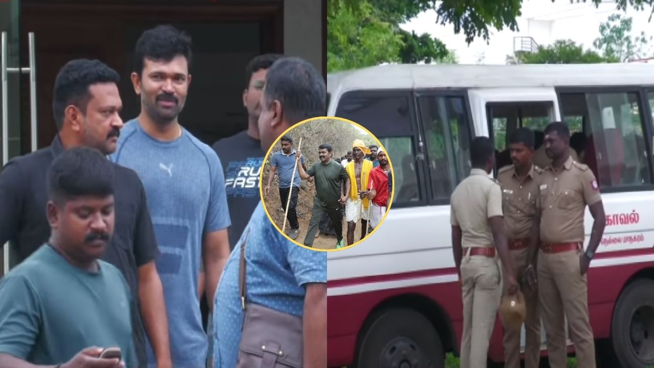 மாடுகள் மேய்க்கும் போராட்டத்துக்கு அனுமதி மறுப்பு: சீமான் தங்கியிருக்கும் இடத்தை சுற்றி போலீசார் குவிப்பு!