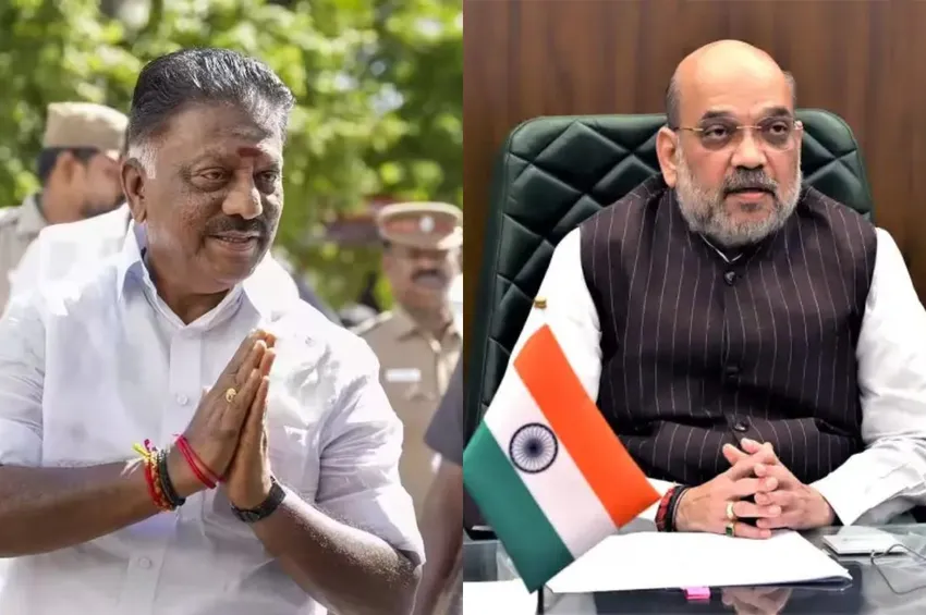 ஓ.பி.எஸ். திடீர் டெல்லி பயணம்.. அமித்ஷாவுடன் 20 நிமிடம் ஆலோசனை!