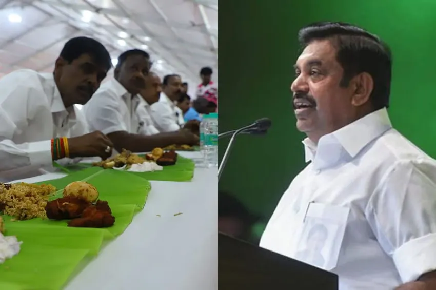 அதிமுக பொதுக்குழு: மட்டன் பிரியாணி, வஞ்சிரம் மீன் வறுவலுடன் 10 ஆயிரம் பேருக்கு தடபுடல் விருந்து!
