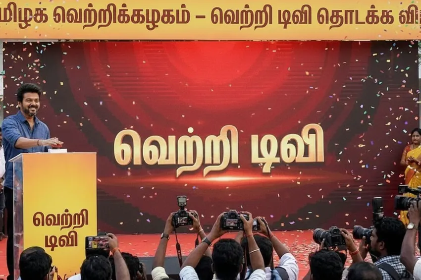 விஜய்யின் புதிய டிவி சேனல்: 'வெற்றி தொலைக்காட்சி' பிப்ரவரியில் தொடங்க திட்டம்?