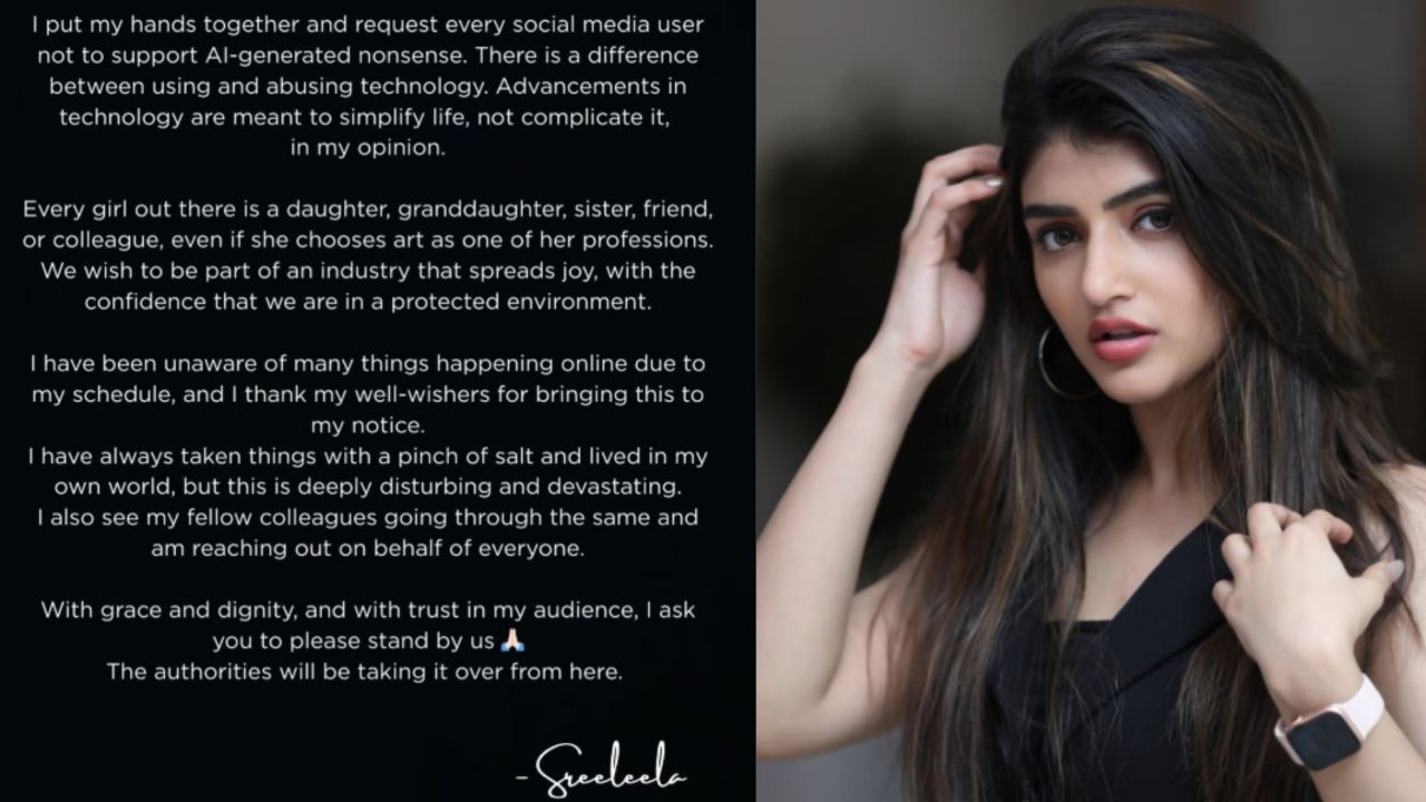 கைகூப்பி கேட்கிறேன்.. இதை Support பண்ணாதீங்க.. நடிகை ஸ்ரீ லீலாவின் உருக்கமான பதிவு!