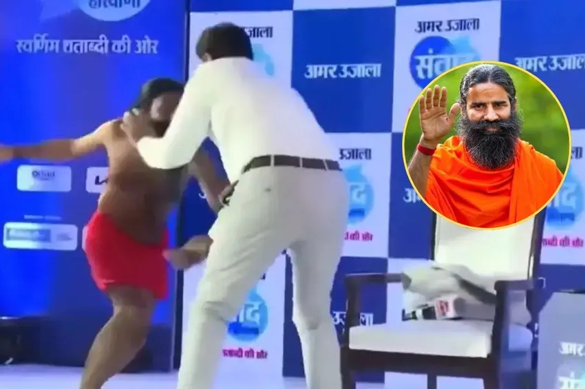 Viral Video: பத்திரிகையாளருடன் மோதிய பாபா ராம்தேவ்: நடந்தது என்ன?