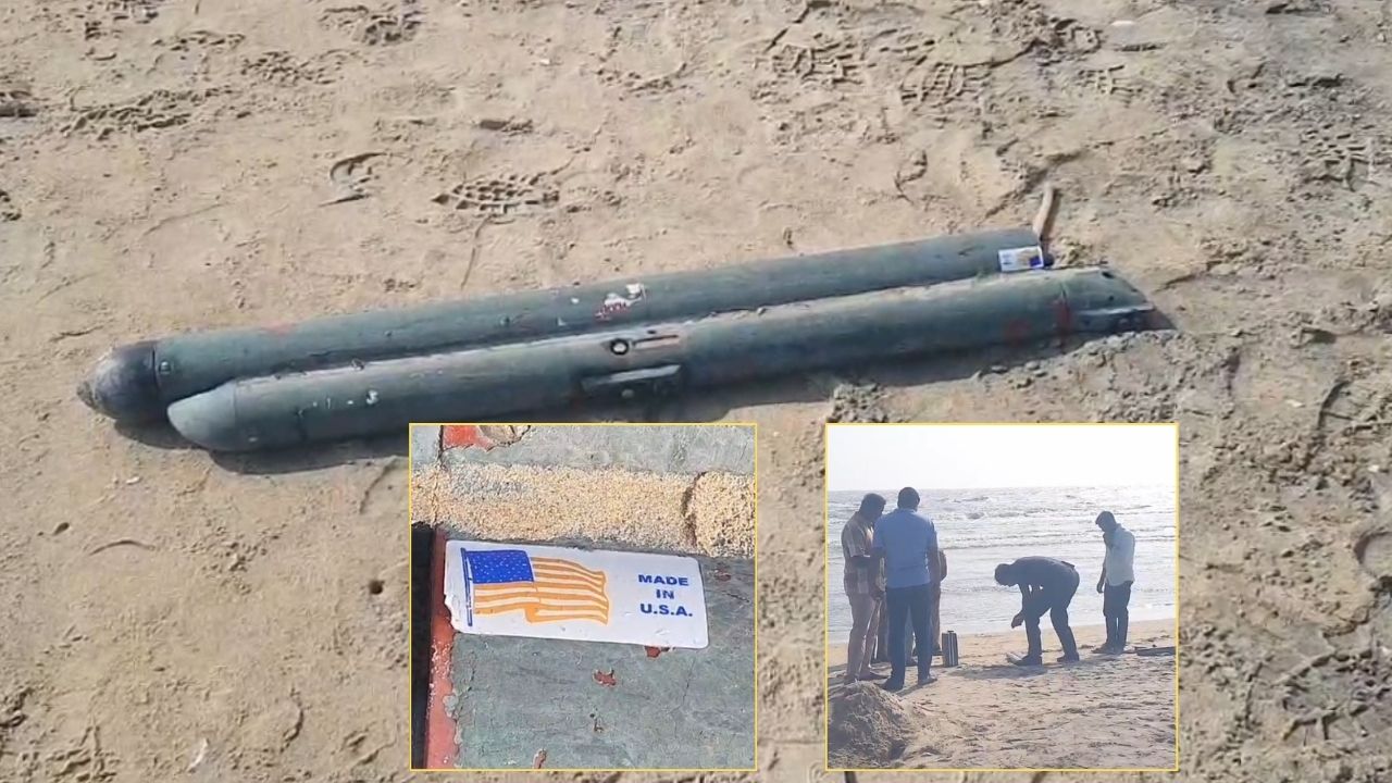 கரை ஒதுங்கிய அமெரிக்க ராக்கெட் லாஞ்சர்.. நாகை அருகே பரபரப்பு!