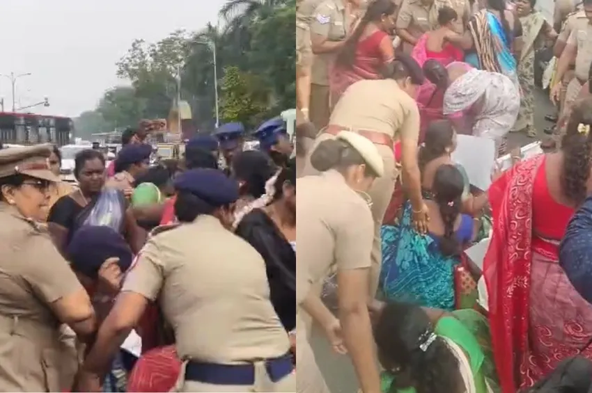 போராட்டங்களால் திணறும் தலைநகரம்.. கொந்தளிக்கும் தூய்மைப் பணியாளர், இடைநிலை ஆசிரியர்கள்!