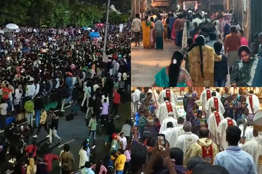 புத்தாண்டு கொண்டாட்டம்: 2026-ஐ உற்சாகமாக வரவேற்ற பொதுமக்கள்!